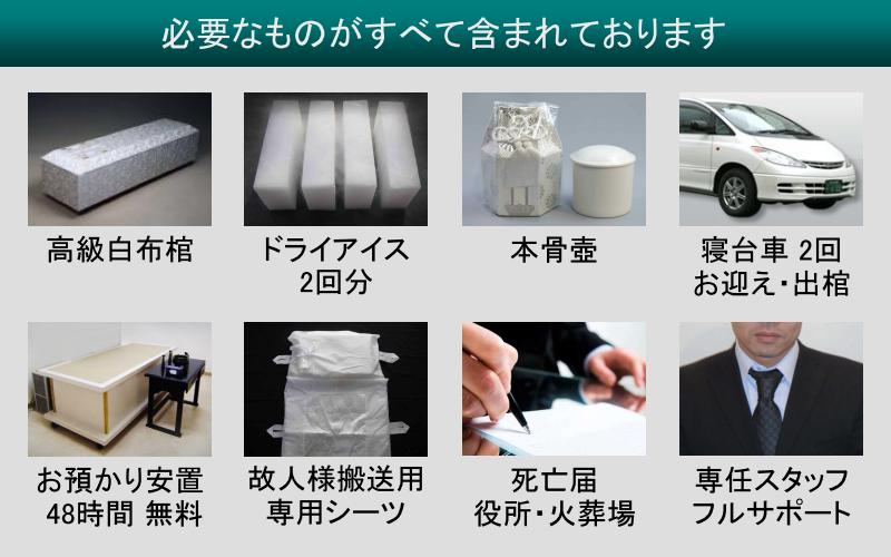 火葬プラン内容